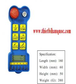 TAY BẤM ĐIỀU KHIỂN CẨU TRỤC TỪ XA 1 tốc độ
Bao gồm 6 nút nhấn và 1 Estop